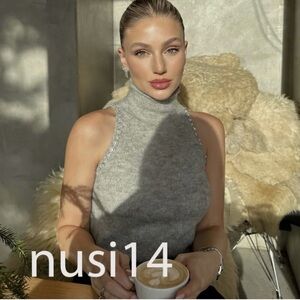 ZARA BUNDLE OF 2 TOPS SLEEVELESS JEWEL & LONG SLEEVE RHINESTONE FRINGE TOP